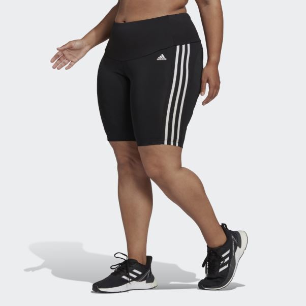 Collants Courts De Sport Taille Haute Noir Designed 2 Move (taille Plus) Adidas