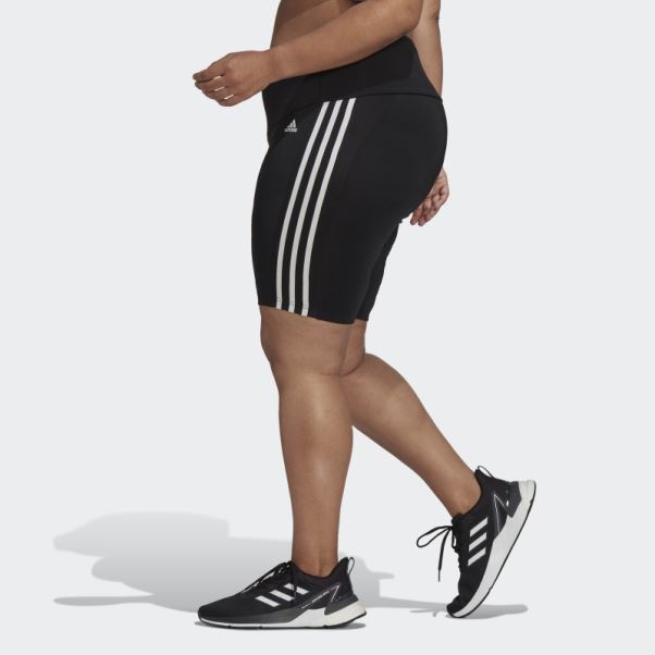 Collants Courts De Sport Taille Haute Noir Designed 2 Move (taille Plus) Adidas