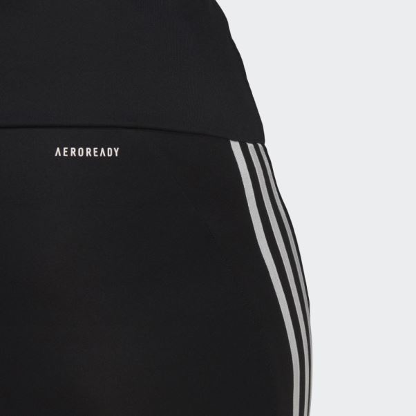 Collants Courts De Sport Taille Haute Noir Designed 2 Move (taille Plus) Adidas