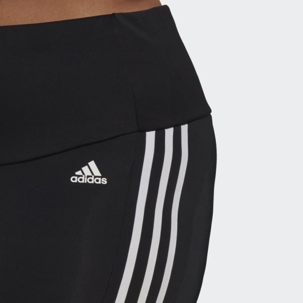 Collants Courts De Sport Taille Haute Noir Designed 2 Move (taille Plus) Adidas