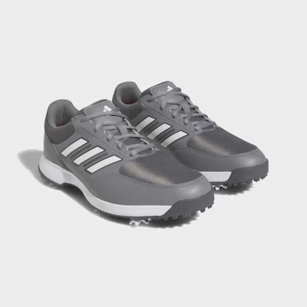 Chaussures De Golf Larges Grises Tech Response 3.0 Adidas