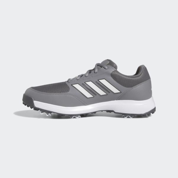 Chaussures De Golf Larges Grises Tech Response 3.0 Adidas