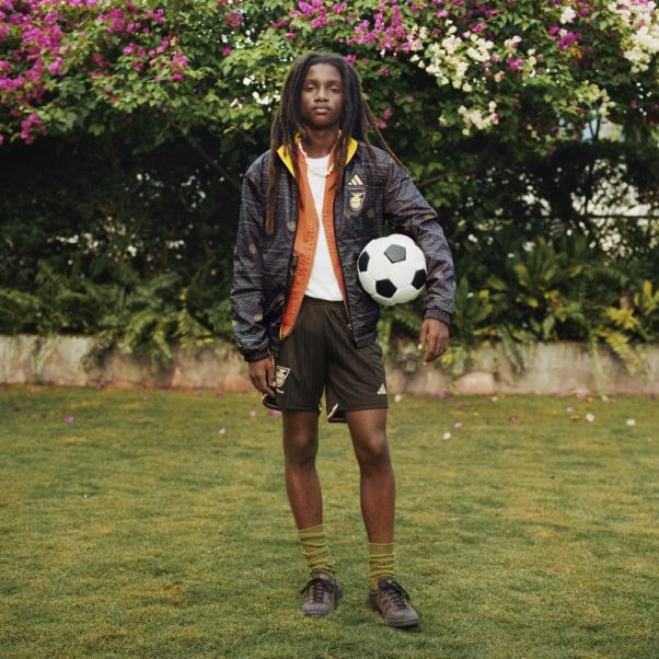 Jamaica Anthem Veste Réversible Or Adidas