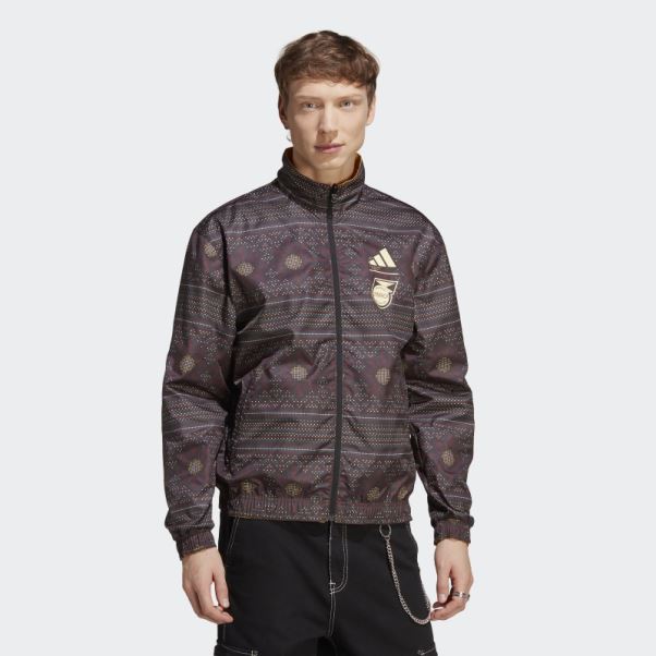 Jamaica Anthem Veste Réversible Or Adidas