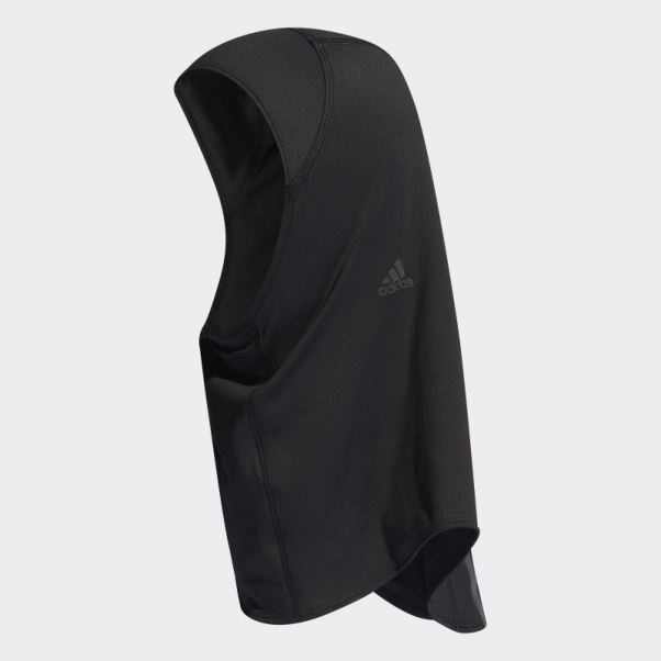 Adidas Run Icon 3-stripes Sport Hijab Noir