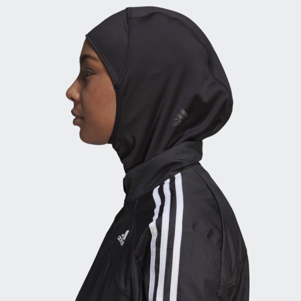Hijab De Sport Adidas Run Icon Noir à 3 Bandes