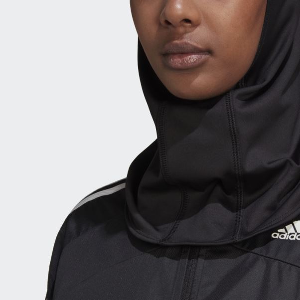 Hijab De Sport Adidas Run Icon Noir à 3 Bandes