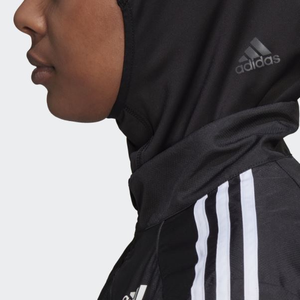 Hijab De Sport Adidas Run Icon Noir à 3 Bandes