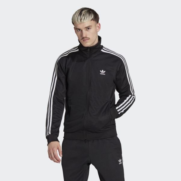 Adidas Noir Adicolor Classics Beckenbauer Primeblue Veste De Survêtement