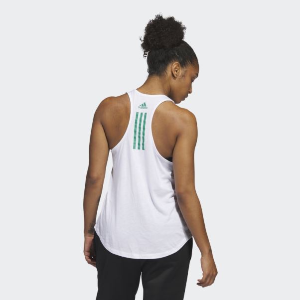 Débardeur Adidas Blanc
