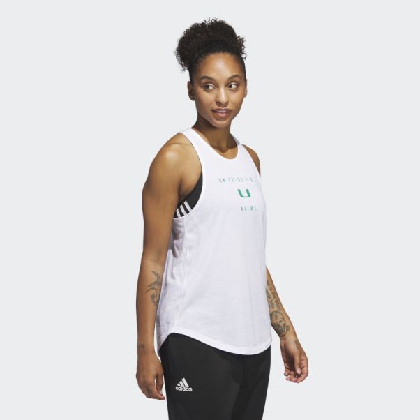 Débardeur Adidas Blanc