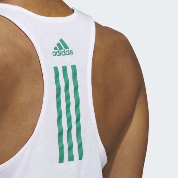 Débardeur Adidas Blanc
