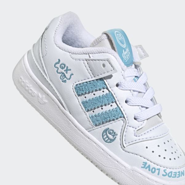 Forum Low Chaussures Adidas Blanc