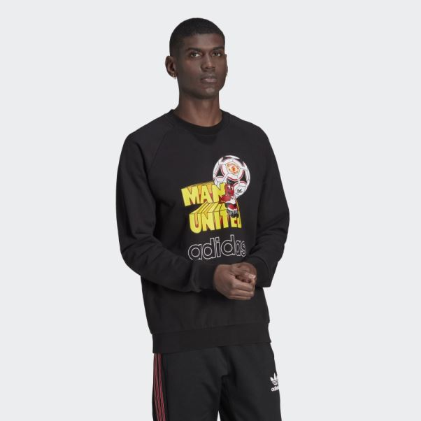 Pull Manchester United Noir Adidas