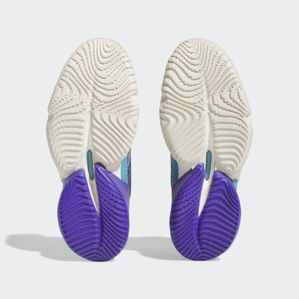 Enfiler. Chaussure De Basketball Issue #4 Adidas Purple Rush