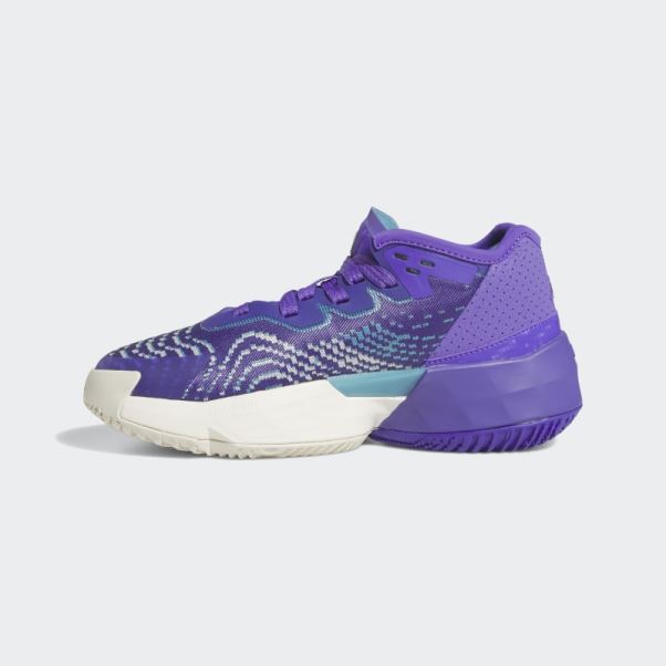 Enfiler. Chaussure De Basketball Issue #4 Adidas Purple Rush
