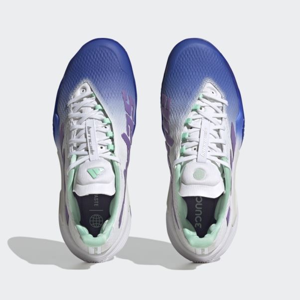 Chaussures De Tennis Barricade Bleu Terre Battue Adidas