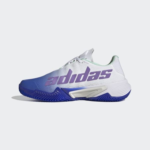 Chaussures De Tennis Barricade Bleu Terre Battue Adidas