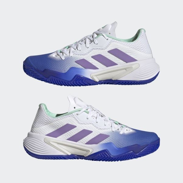 Chaussures De Tennis Barricade Bleu Terre Battue Adidas