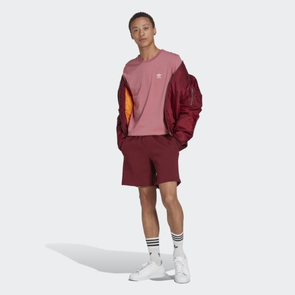 Short Adidas Premium Essentials Rouge