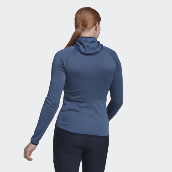 Veste De Randonnée à Capuche Adidas Steel Terrex Tech Flooce Light