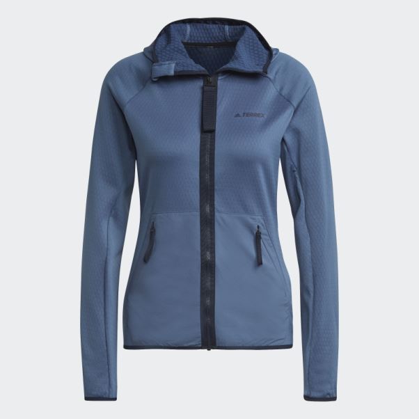 Veste De Randonnée à Capuche Adidas Steel Terrex Tech Flooce Light