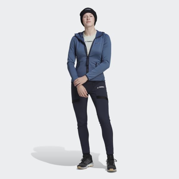 Veste De Randonnée à Capuche Adidas Steel Terrex Tech Flooce Light