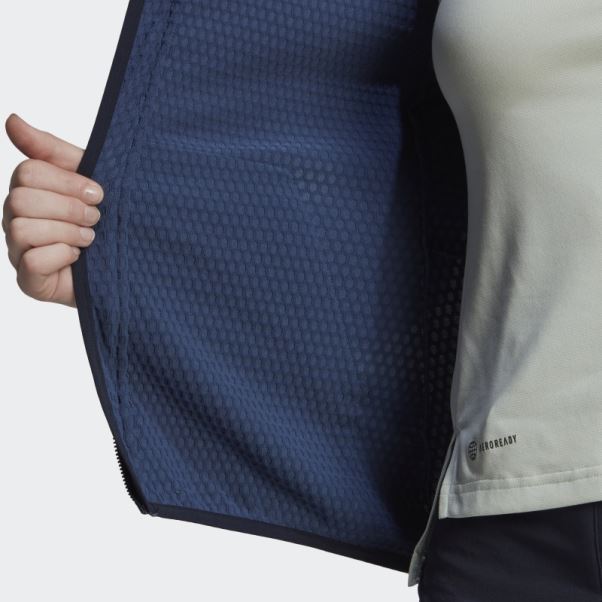 Veste De Randonnée à Capuche Adidas Steel Terrex Tech Flooce Light
