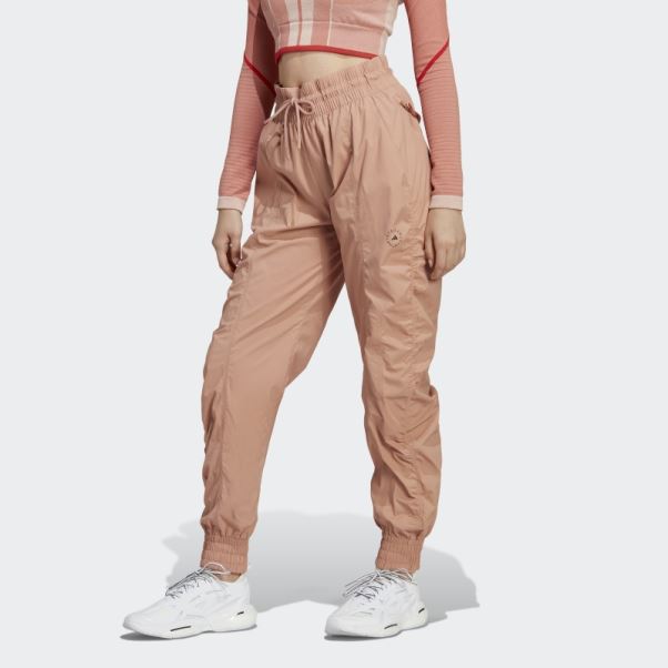 Mode Amande Douce Adidas By Stella Mccartney Truecasuals Pantalon De Jogging Tissé