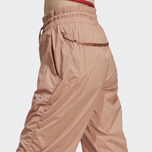 Mode Amande Douce Adidas By Stella Mccartney Truecasuals Pantalon De Jogging Tissé