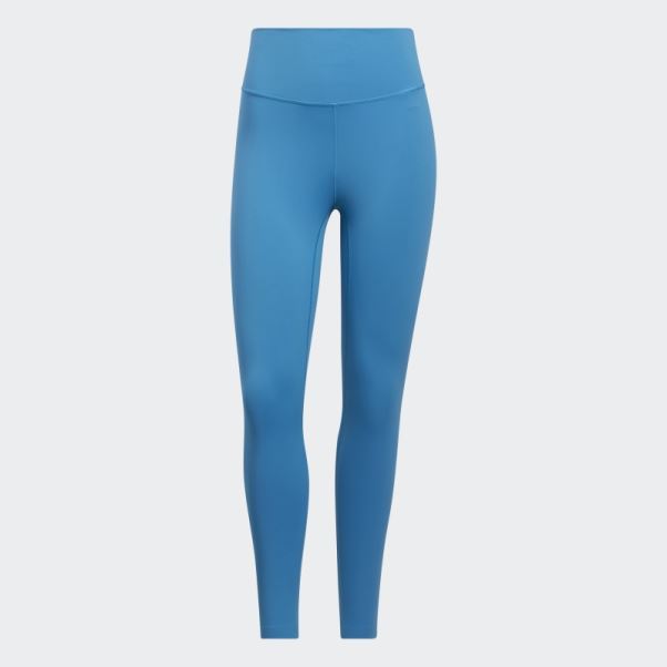 Adidas Yoga Luxe Studio 7/8 Leggings Craft Bleu Chaud
