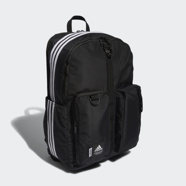 Sac à Dos Adidas Iconique 3 Bandes Noir