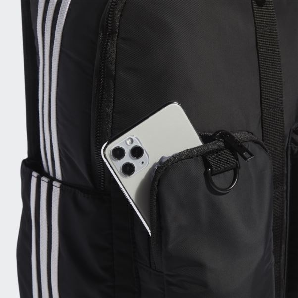 Sac à Dos Adidas Iconique 3 Bandes Noir