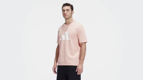 Blush Ambiant Adidas Future Icons Logo Graphique T-shirt Chaud