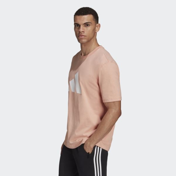 Blush Ambiant Adidas Future Icons Logo Graphique T-shirt Chaud