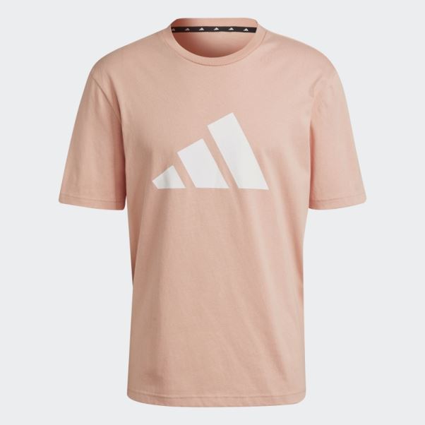 Blush Ambiant Adidas Future Icons Logo Graphique T-shirt Chaud