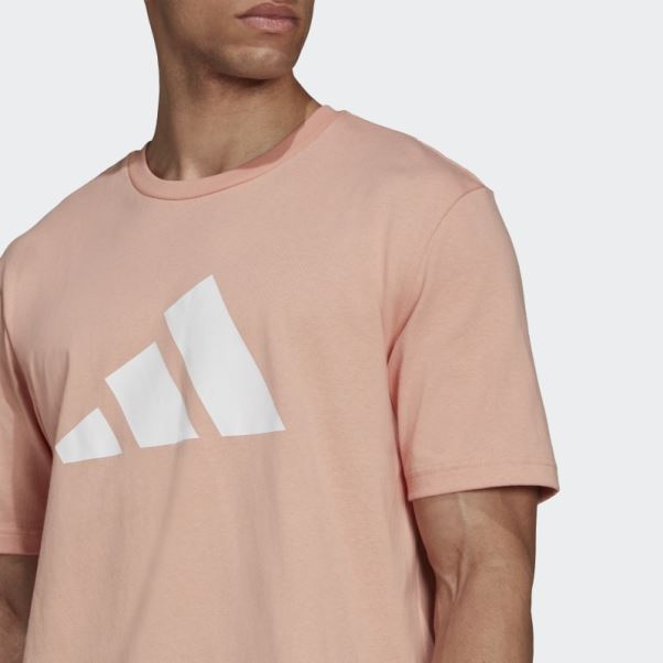 Blush Ambiant Adidas Future Icons Logo Graphique T-shirt Chaud