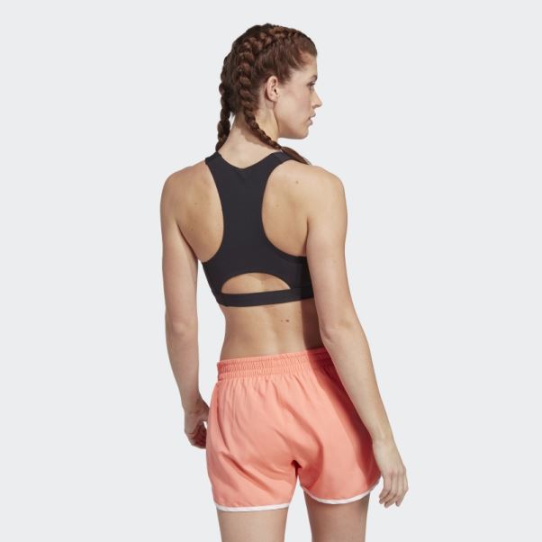 Soutien-gorge Adidas Running Medium-support Noir