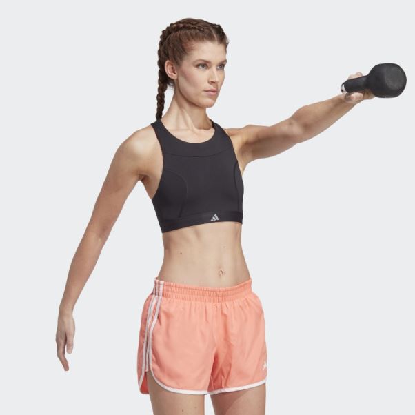 Soutien-gorge Adidas Running Medium-support Noir