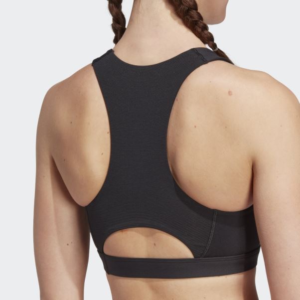 Soutien-gorge Adidas Running Medium-support Noir