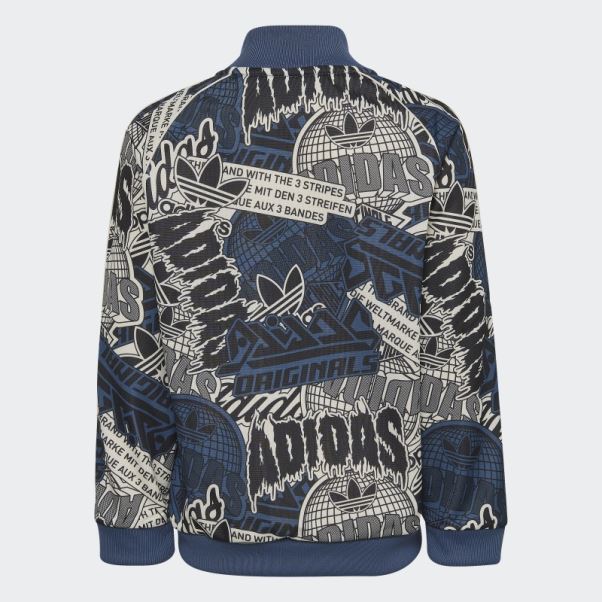 Survêtement Adidas Blanc Imprimé Allover