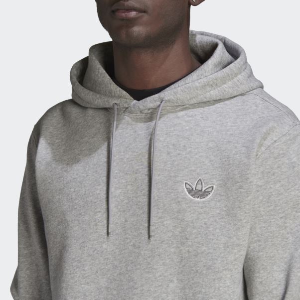 Sweat à Capuche En Polaire Adidas Sprt Mode Gris Moyen