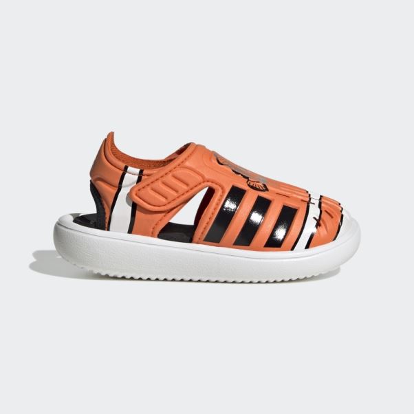 Sandales D'été à Bout Fermé Adidas Trouver Nemo Blanc élégant