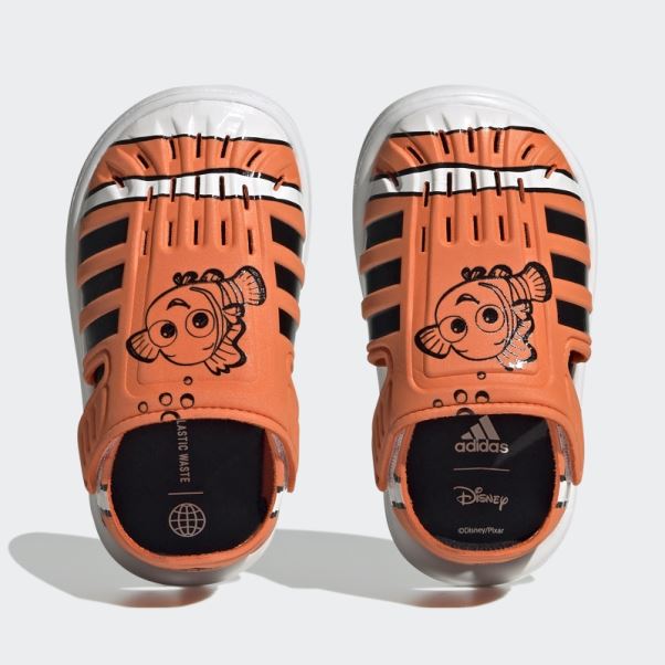 Sandales D'été à Bout Fermé Adidas Trouver Nemo Blanc élégant