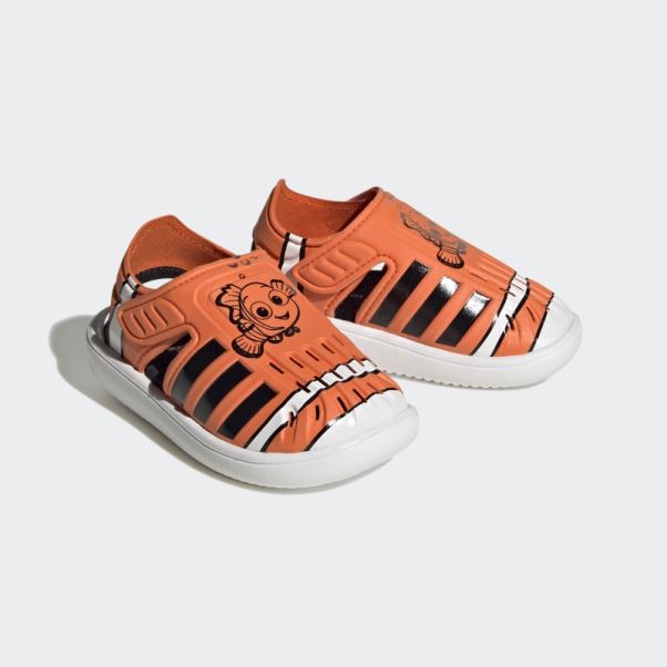 Sandales D'été à Bout Fermé Adidas Trouver Nemo Blanc élégant