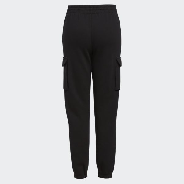 Pantalon De Jogging Adidas Cargo En Polaire 3 Bandes Noir