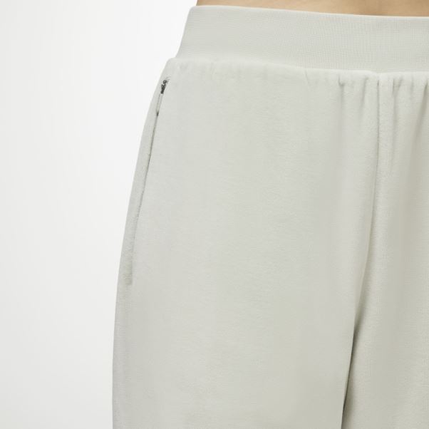 Adidas Pantalon De Basket-ball En Velours (genre Neutre) Vert Chaud