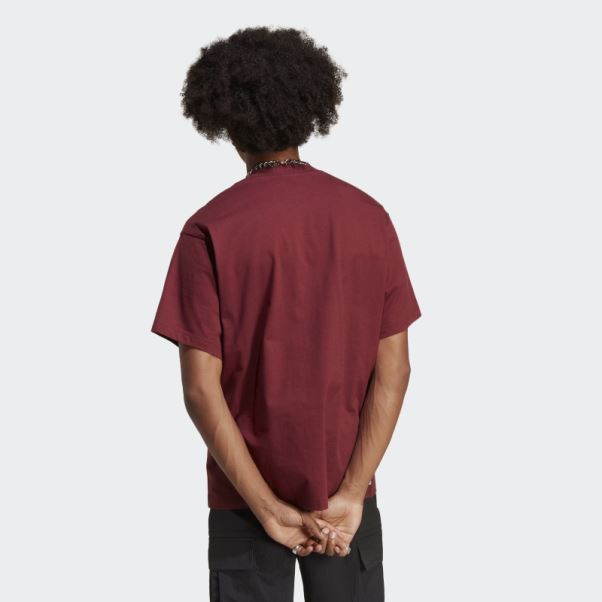 T-shirt Adidas Adicolor Contempo Rouge