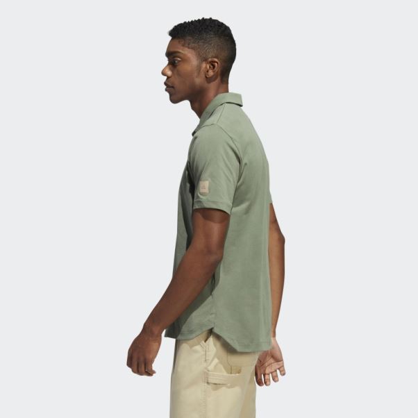 Polo Adicross Adidas Vert Naturel S10