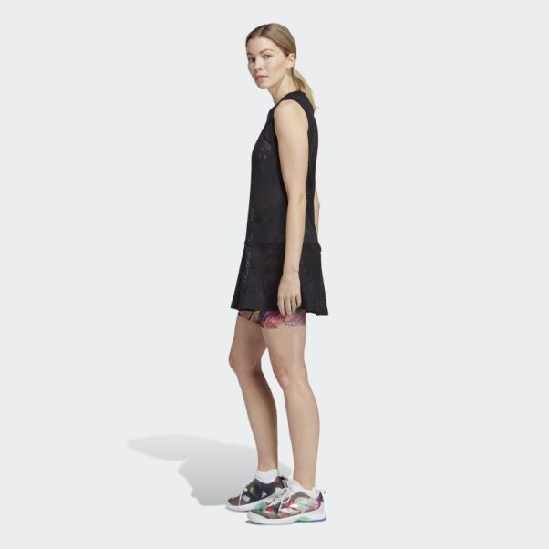 Robe De Tennis Melbourne Noir Adidas